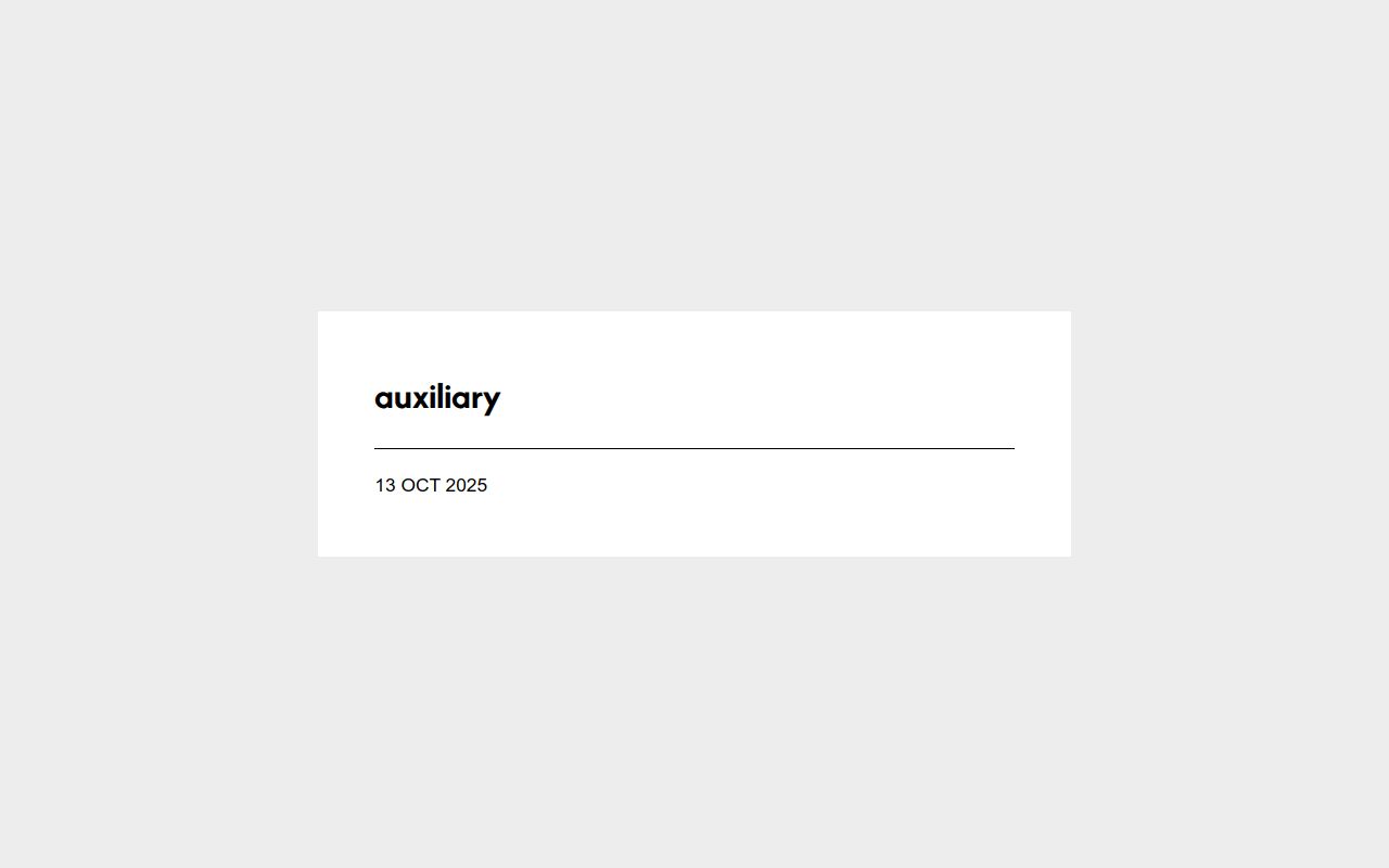 Carrd profile picture for @auxiliary